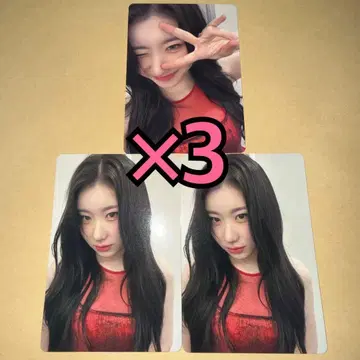 ITZY Algorhythm 회장 한정판 오프라인 이벤트 트레이딩 카드 채령 x 3