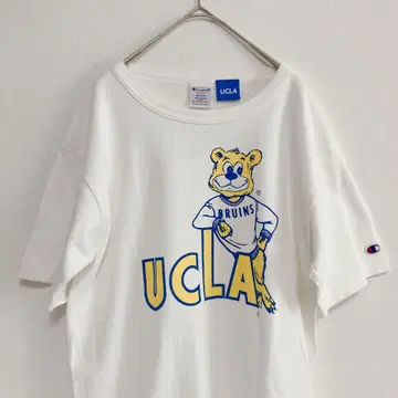 챔피온 반팔 T셔츠 T1011 M 미국제 UCLA 화이트 흰색