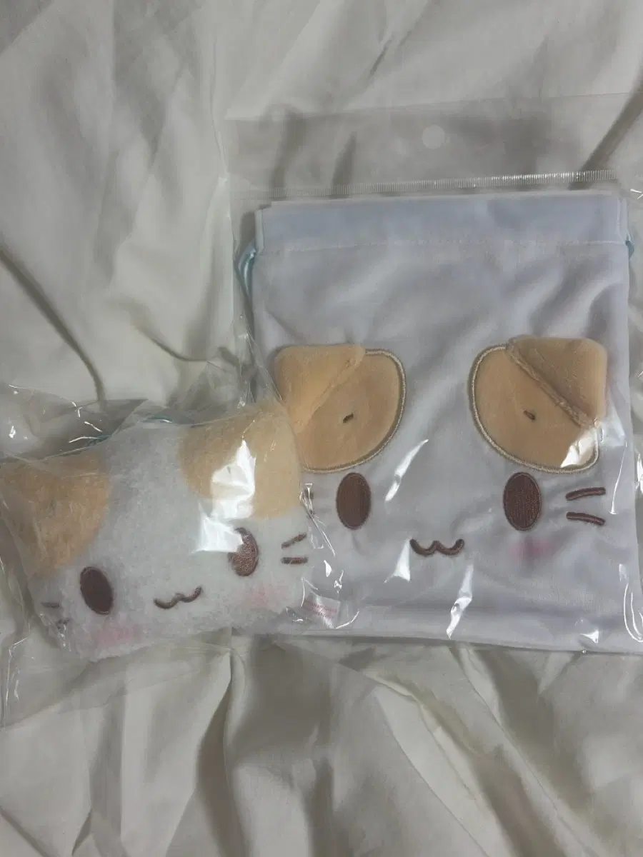 개별구매O 미개봉! 마슈마로 카라비너 거울키링  복주머니 파우치