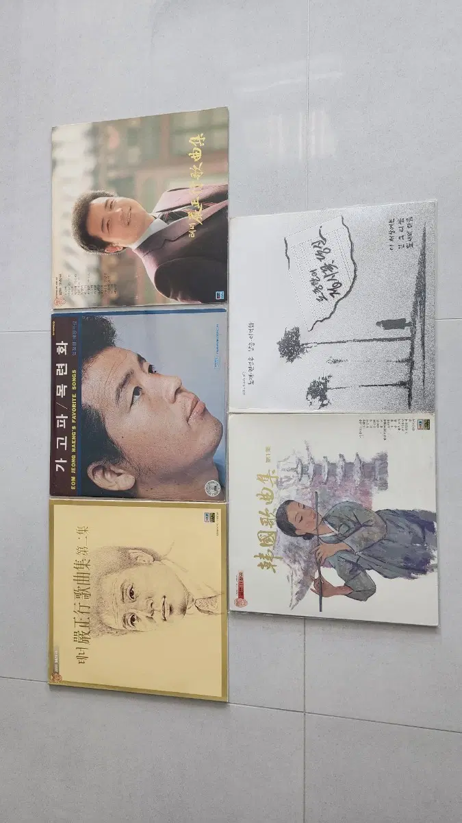 가곡 LP( 5장 일괄)