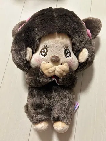 몬치치 오메메키라키라 BIG 봉제 인형 브라운
