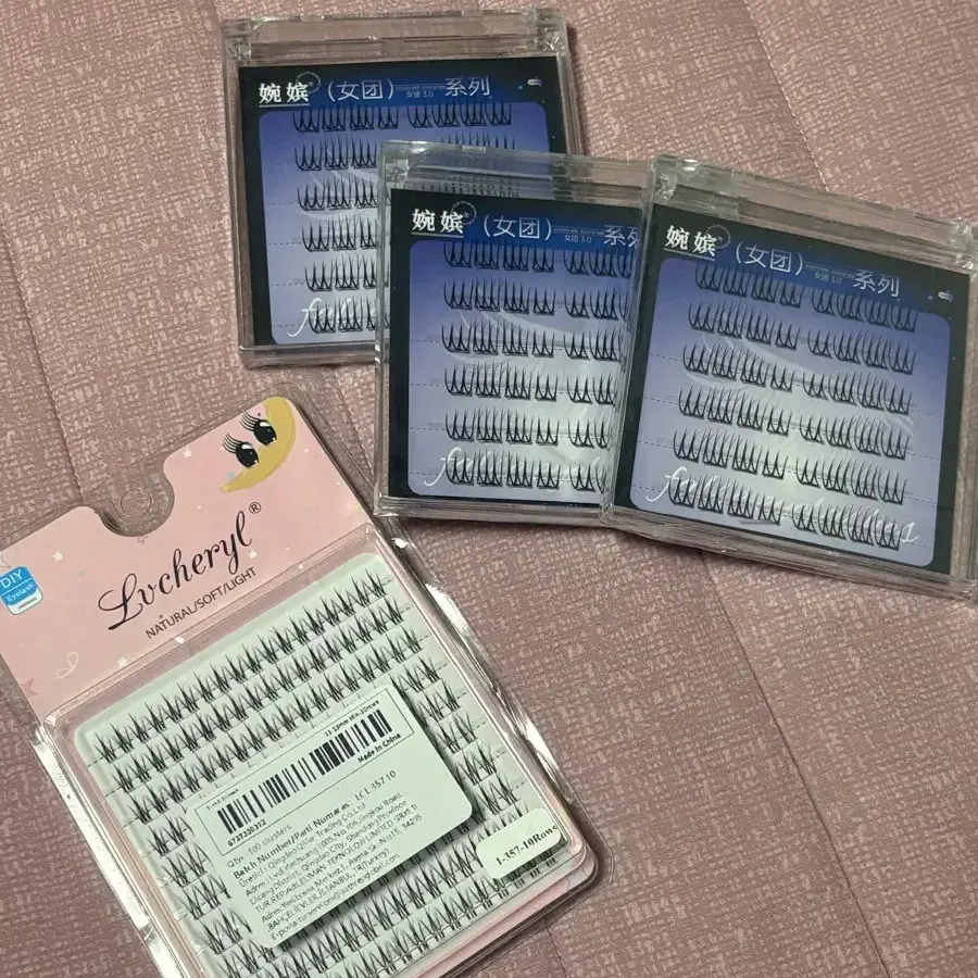 노글루 속눈썹 일괄(일반 부분 속눈썹 포함)