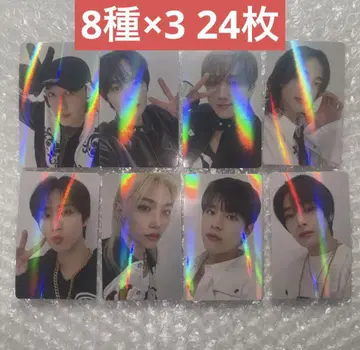 straykids hop HMV 혜택 트레이딩 카드 홀로그램 8종 x 3 24장
