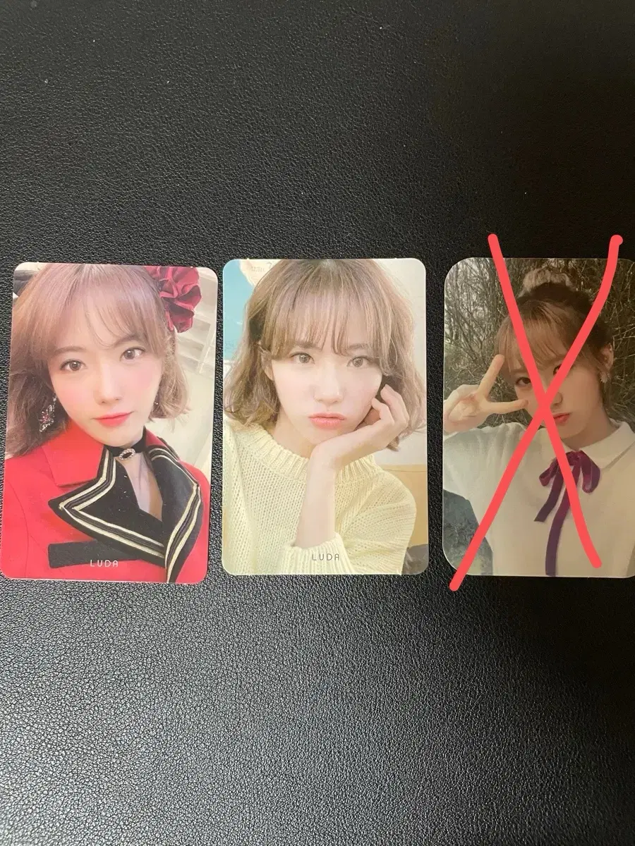 우주소녀 루다 포토카드 3장