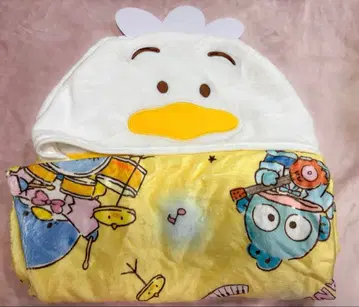 후드 부착 담요 오리 페클