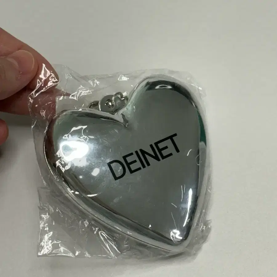 다이닛 DEINET 하트 거울빗 키링