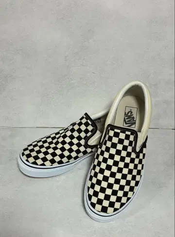 VANS 반스 슬립온 체커 블랙 26.5cm