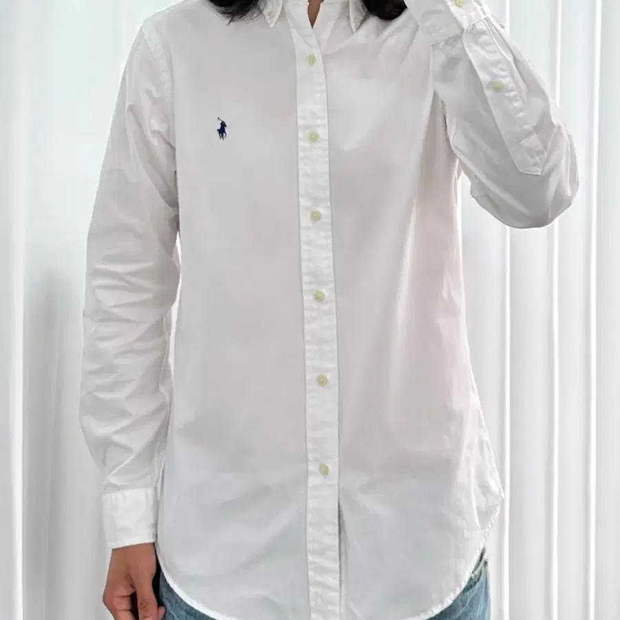 [S]폴로 랄프로렌 클래식핏 페더 트윌 셔츠