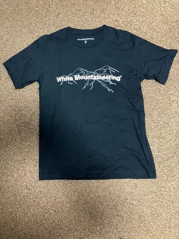 White Mountaineering T셔츠 블랙 사이즈 2