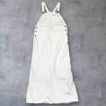 새상품급 Healthy DENIM 데님 살로펫 스커트 화이트 M