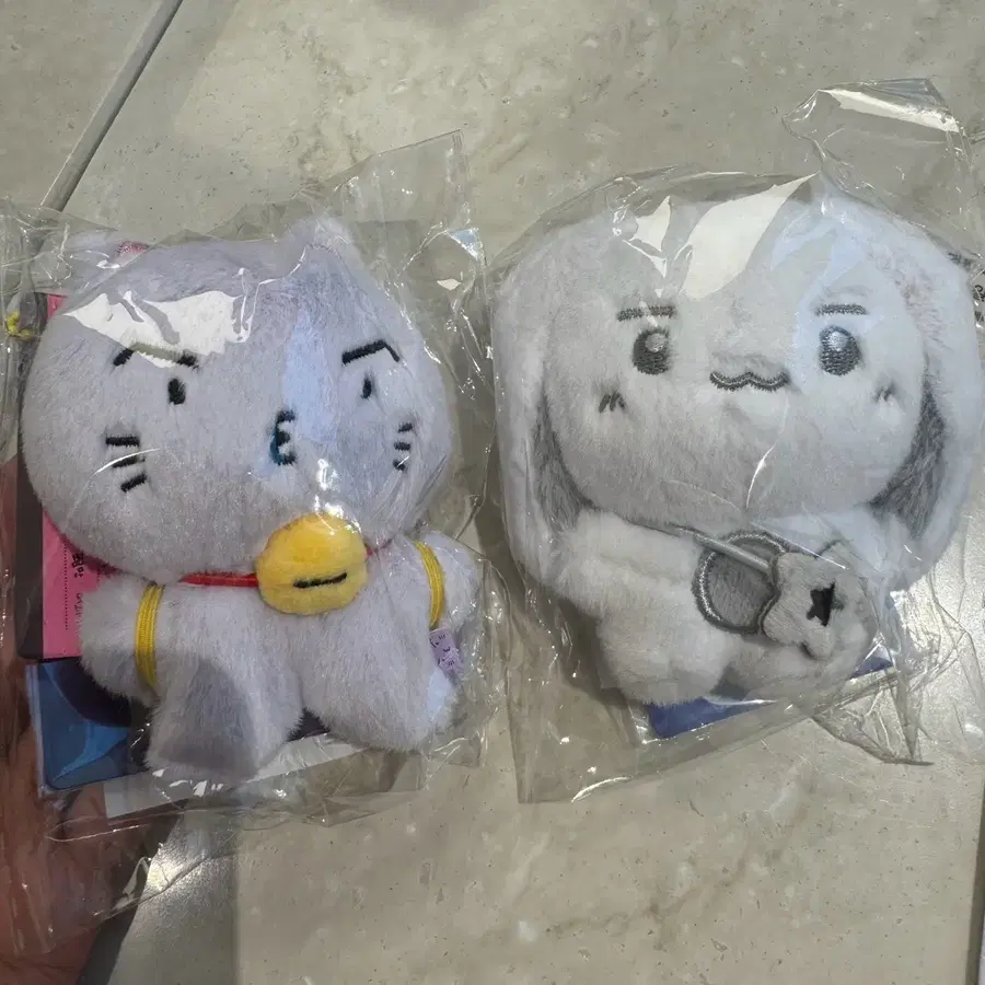 에이티즈 플러시 산덩이 실버니 인형 키링 엠디 팬미팅