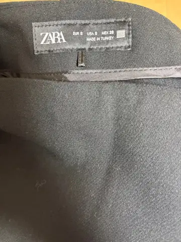 ZARA 숏팬츠 블랙 S