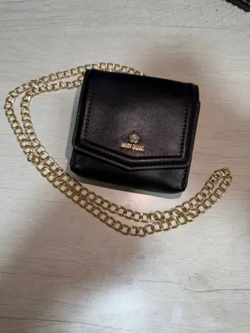 MARY QUANT 숄더백 블랙