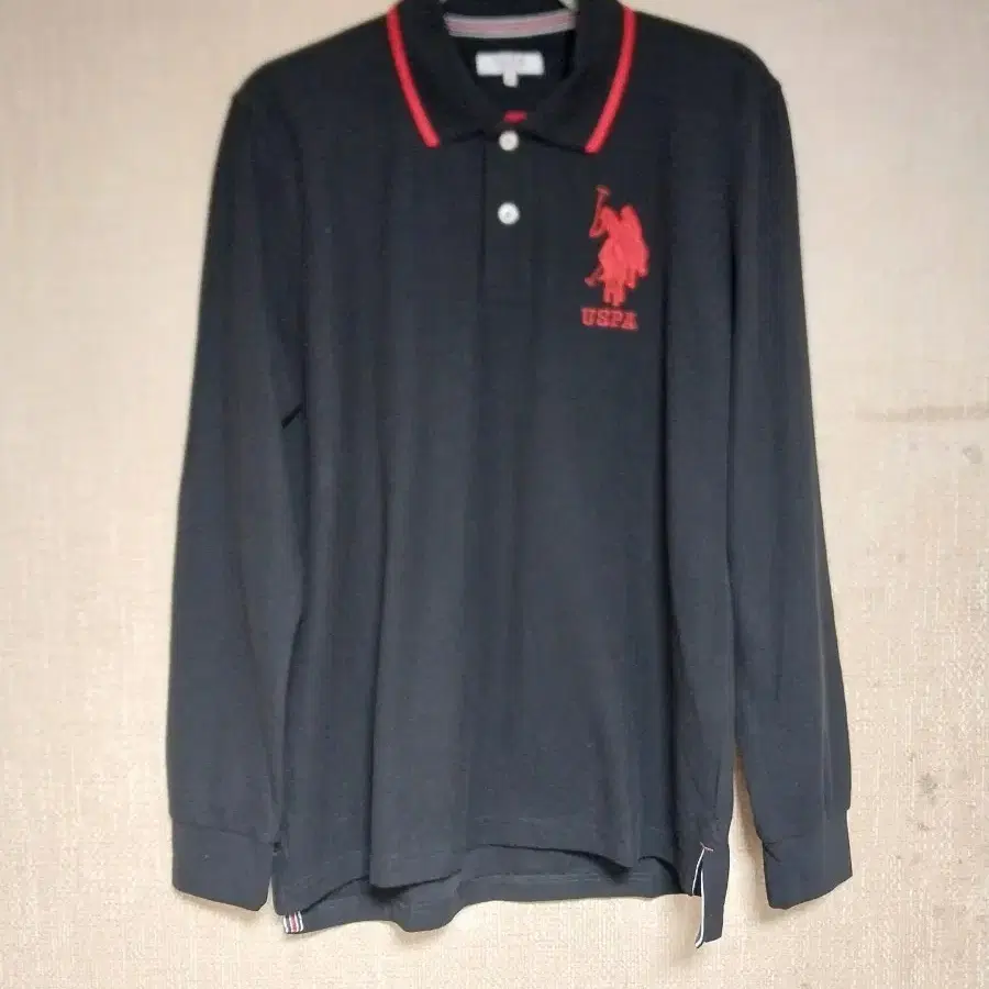 USPA/105) 블랙 긴팔카라티