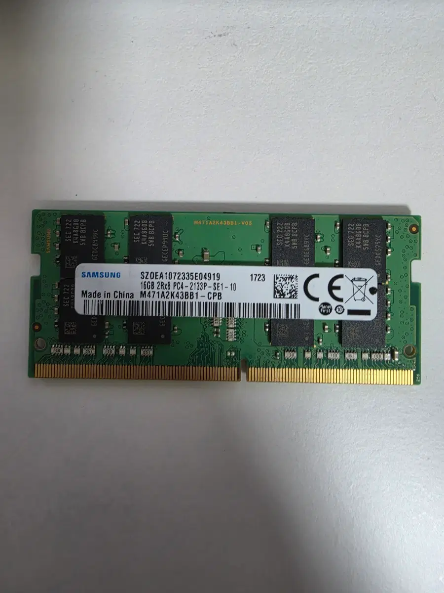 Samsung 삼성 DDR4 16GB 2133P 램 RAM