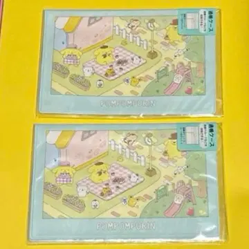 우체국 한정판 폼폼푸딩 통장 케이스 2권 세트 30주년 새상품 산리오