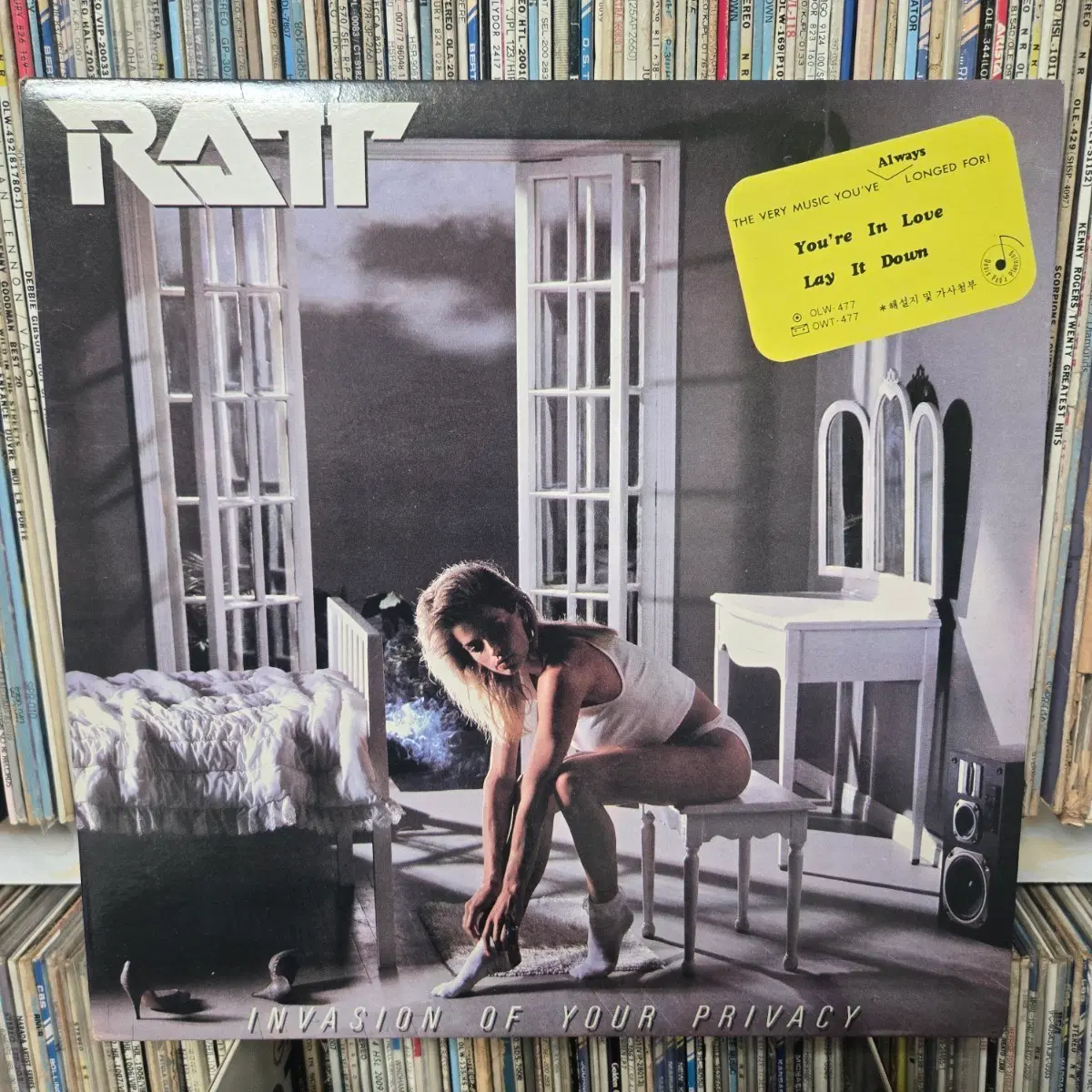 래트 RATT lp판 민트급