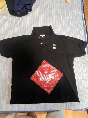 LACOSTE ONE PIECE 피케 셔츠 블랙