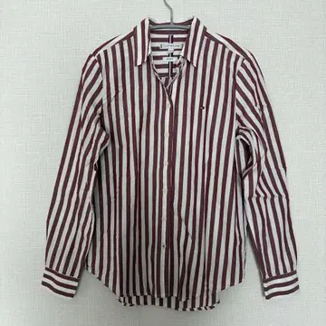 [새상품급] TOMMY HILFIGER 타미힐피거 셔츠 와인 레드