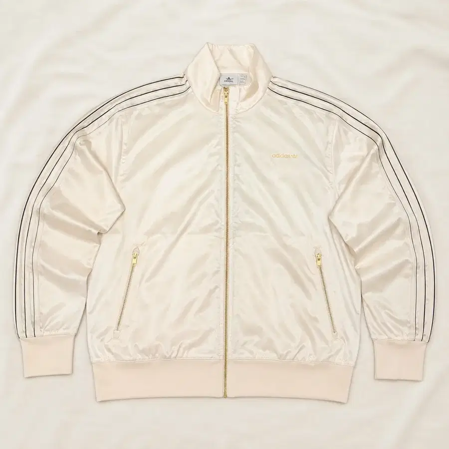 5XL)아디다스 레몬크림 FB 새틴 골드 파이어버드 트랙탑 져지