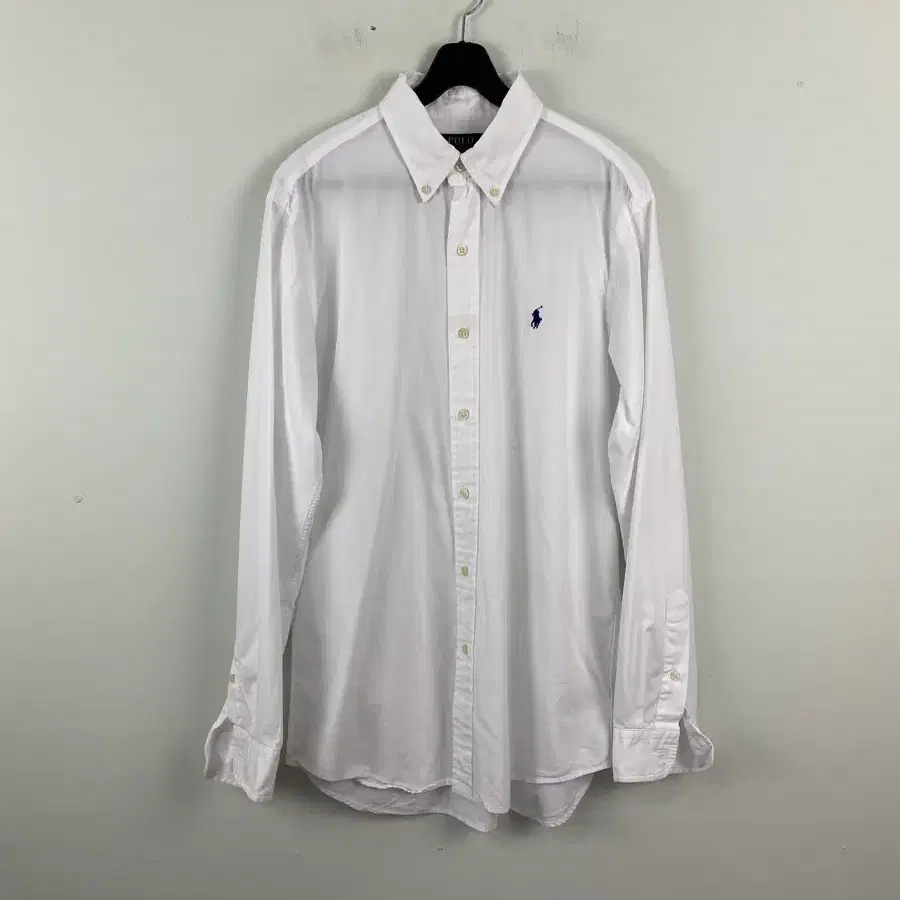 폴로 랄프로렌 화이트 코튼 셔츠 M <416>