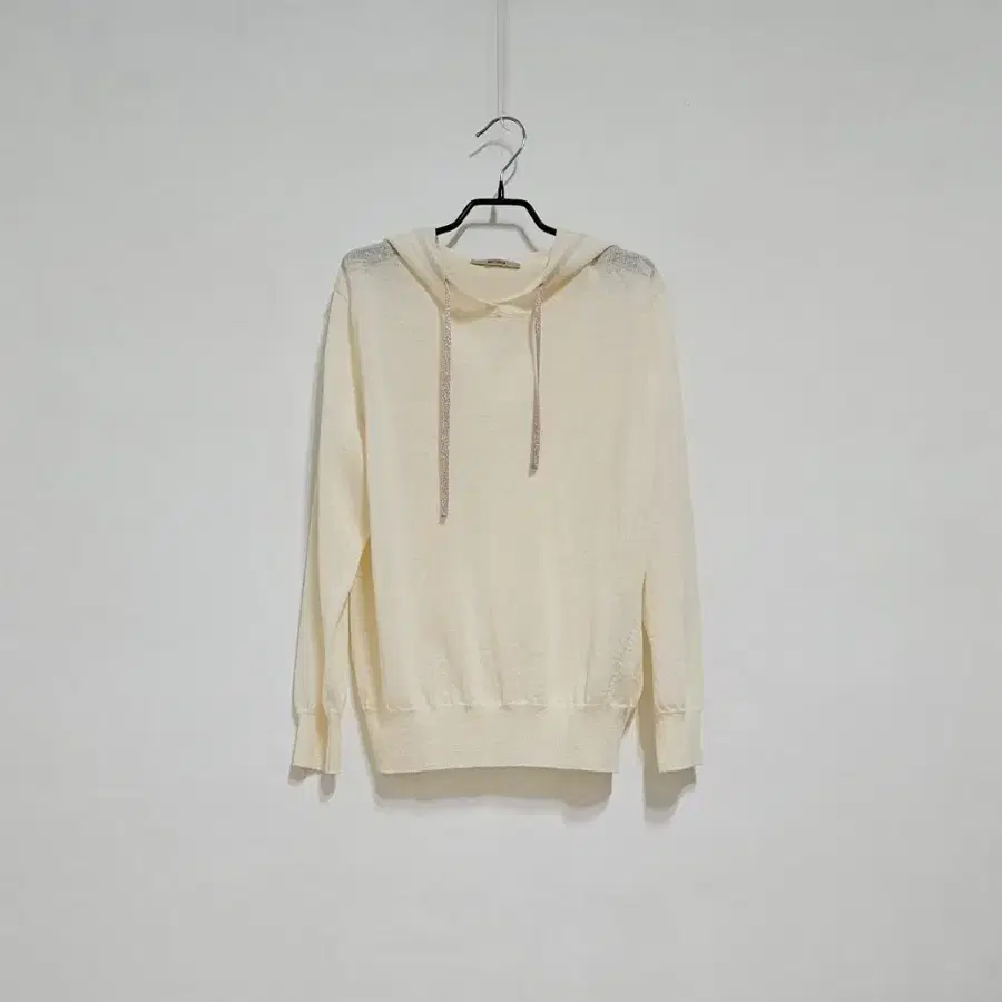 BCBG 린넨 후드니트