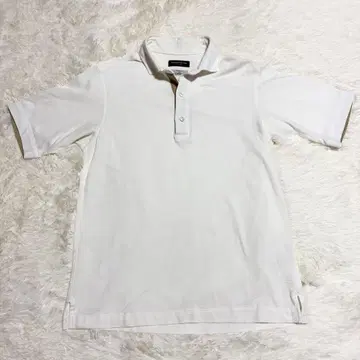 투모로우랜드 피케 셔츠 알비니 코튼 100% 화이트 S