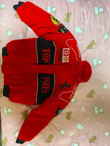 페라리 F1 레이싱 재킷 레드 키즈