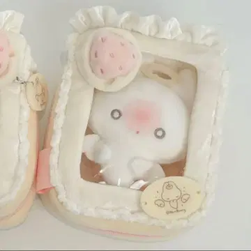 쇼트 케이크 봉제 인형 파우치 10cm용