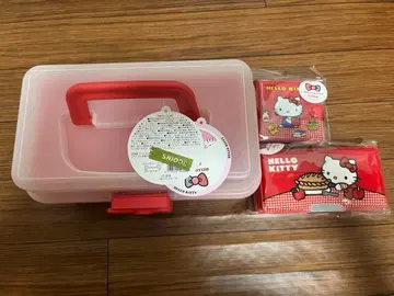 Hello Kitty 3COINS 콜라보 수납 박스 소품함 세트