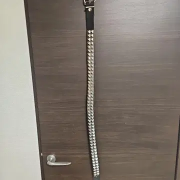 스터드 벨트 2연 블랙