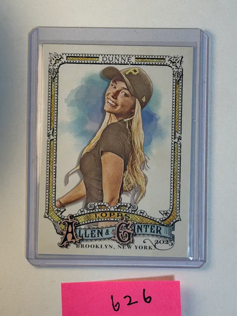 폴 스킨스 여자친구 Topps MLB 야구카드