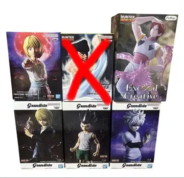 HUNTER x HUNTER 피규어 5종 세트 곤 크라피카 키루아 히소카