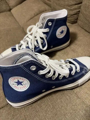 [컨디션 최상] CONVERSE 올스타 하이컷 27.5cm 네이비