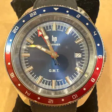 [ 새상품급 ] LIP MARINIER GMT LP671371 쿼츠 손목시계