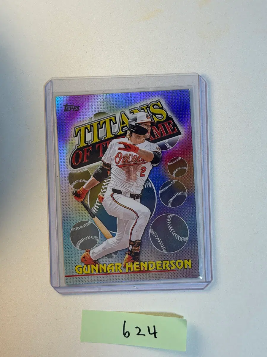 거너 헨더슨 Topps MLB 야구카드