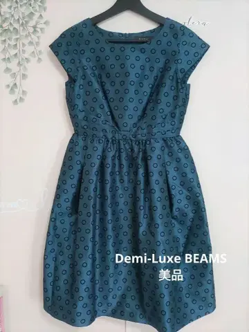 Demi-Luxe BEAMS 도트 무늬 원피스 38