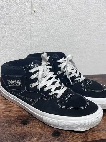 VANS 하프캡 블랙 스니커즈 스케이트 보드화