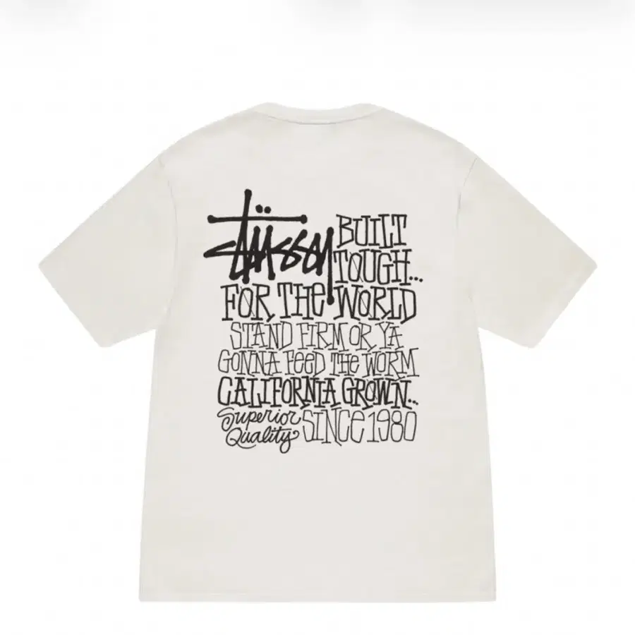 L사이즈) {판매&교환} Stussy 캘리포니아 그로운 피그먼트 반팔