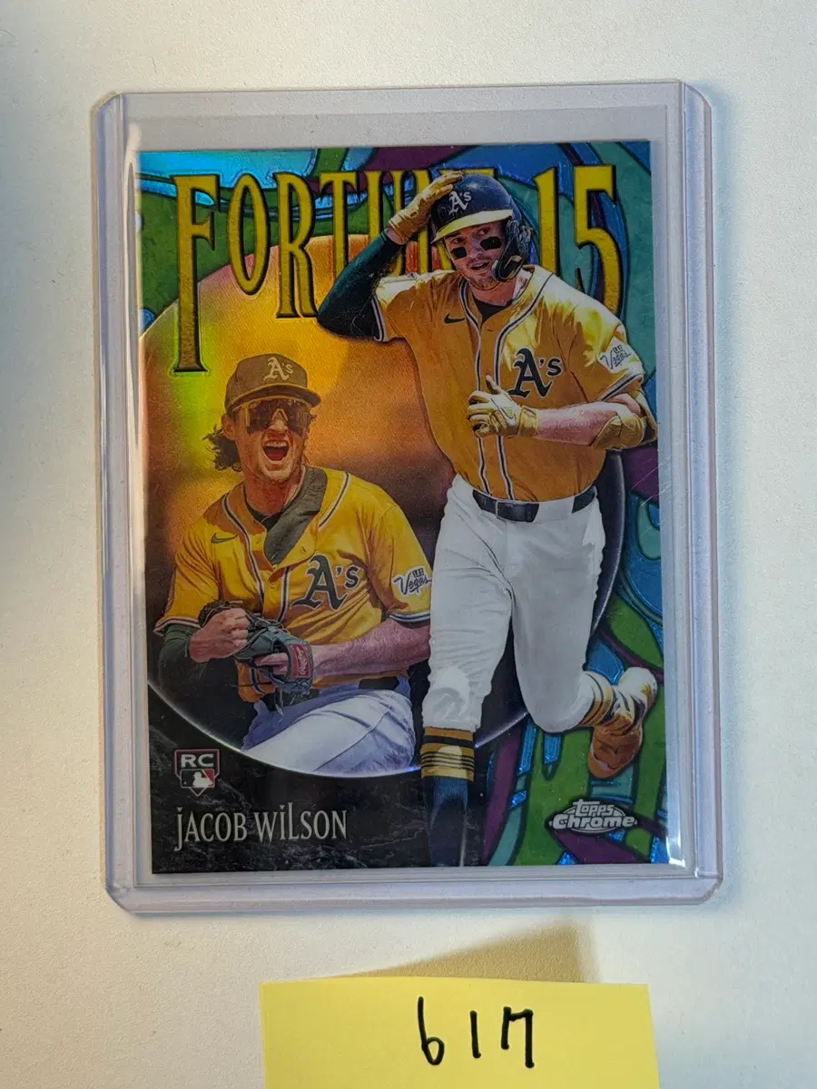 제이콥 윌슨 RC Topps MLB 야구카드