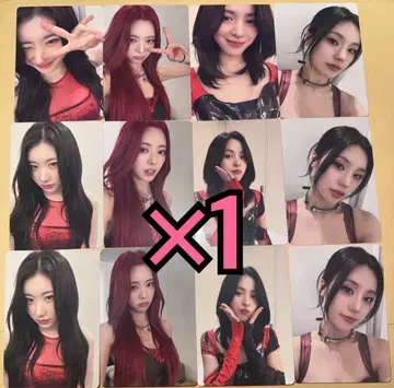 ITZY Algorhythm 회장 한정판 오프라인 이벤트 트레이딩 카드 12종 컴프
