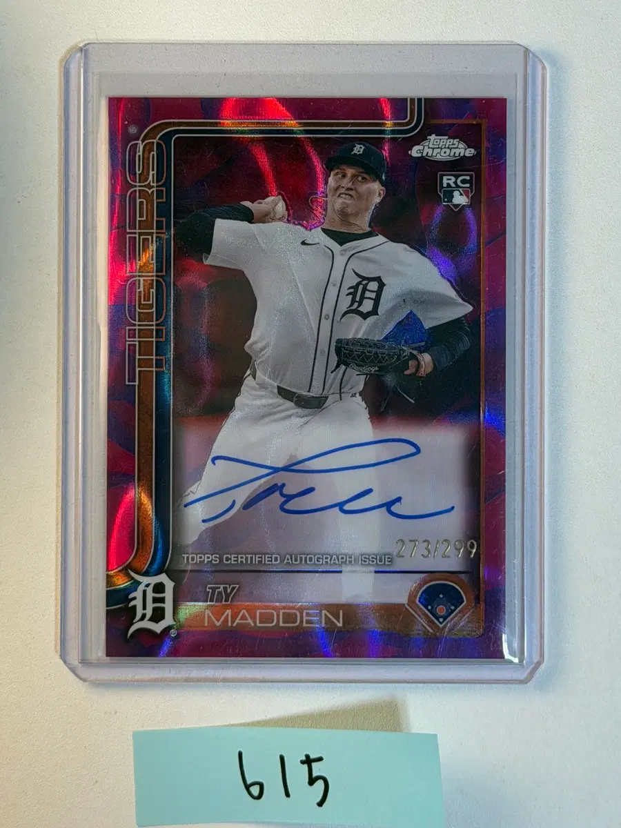 타이 매든 RC 한정 오토 /299 Topps MLB 야구카드