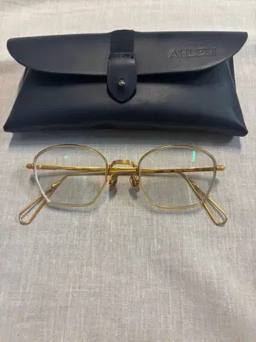[새상품급] AHLEM VANEAU 골드 메탈 프레임 49 20 프랑스