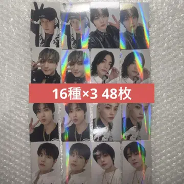 straykids hop hmv 트레이딩 카드 홀로그램 16종 x 3 48장