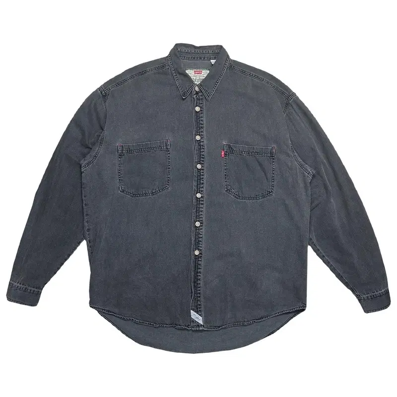 LEVI'S 블랙 데님 셔츠 XL