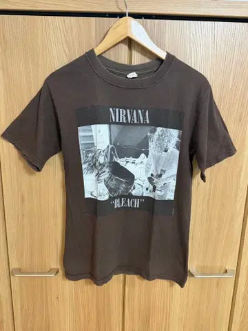 NIRVANA BLEACH 티셔츠 밴드 티 2009