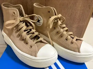 Converse All Star 통굽 스니커즈 베이지