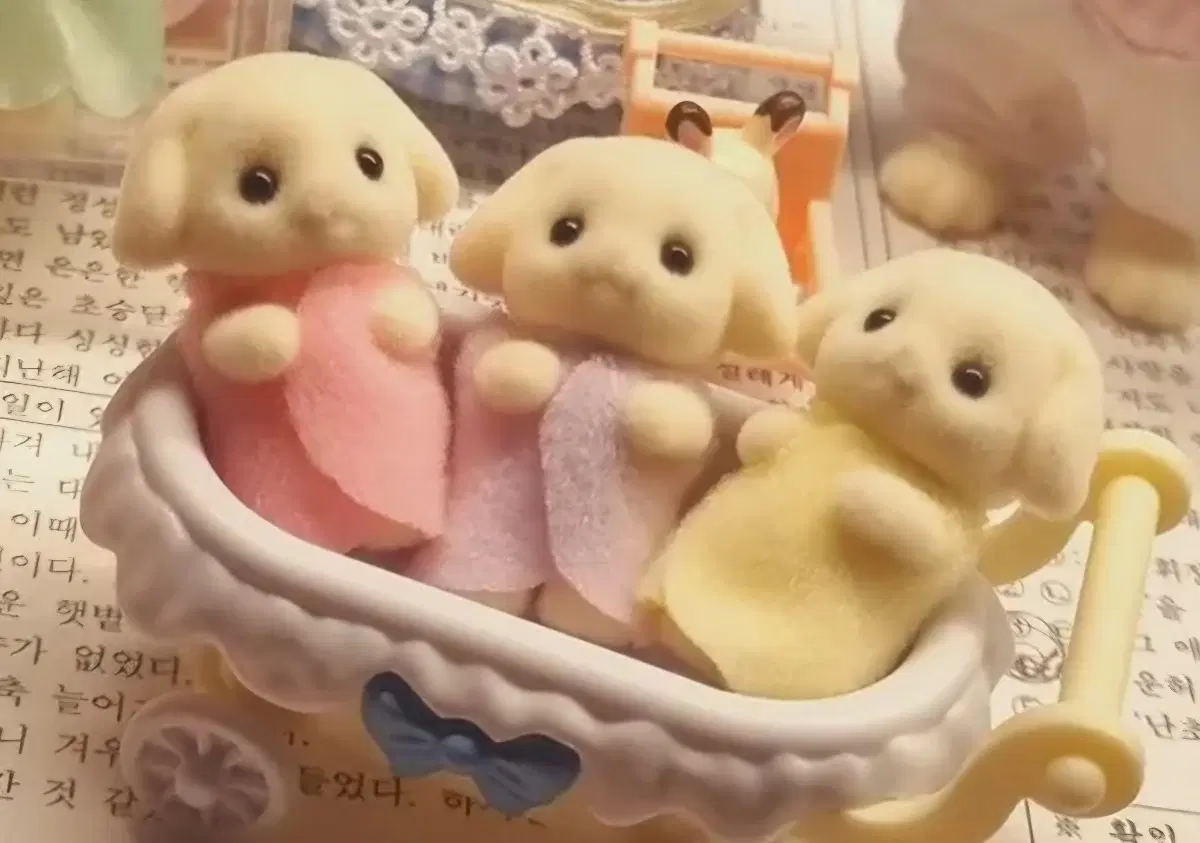 실바니안 플로라토끼 직립 아기토끼