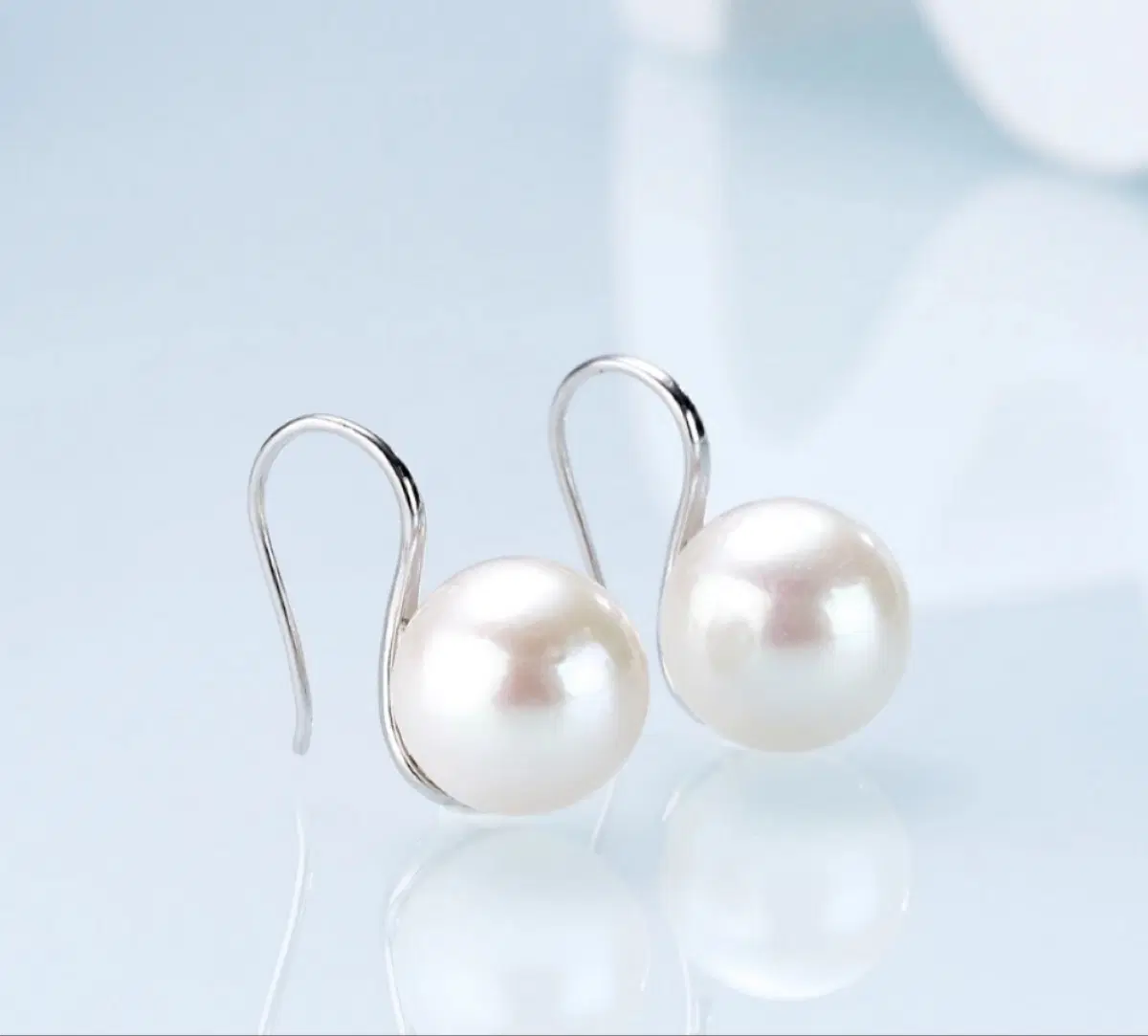 천연 담수진주 12-13mm 초고퀄 드롭 귀걸이 925
