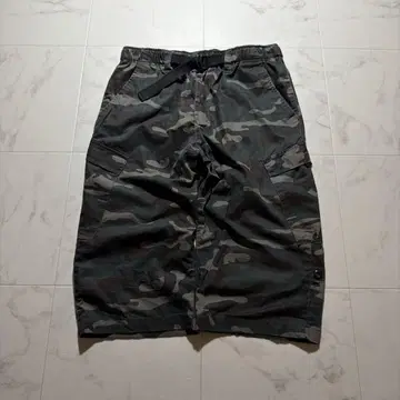 archive Y2K Camo Cargo Jorts Military